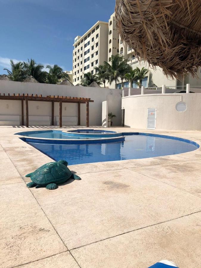 Amazing Caribbean Ocean View At Villas Marlin In Cancún Eksteriør billede