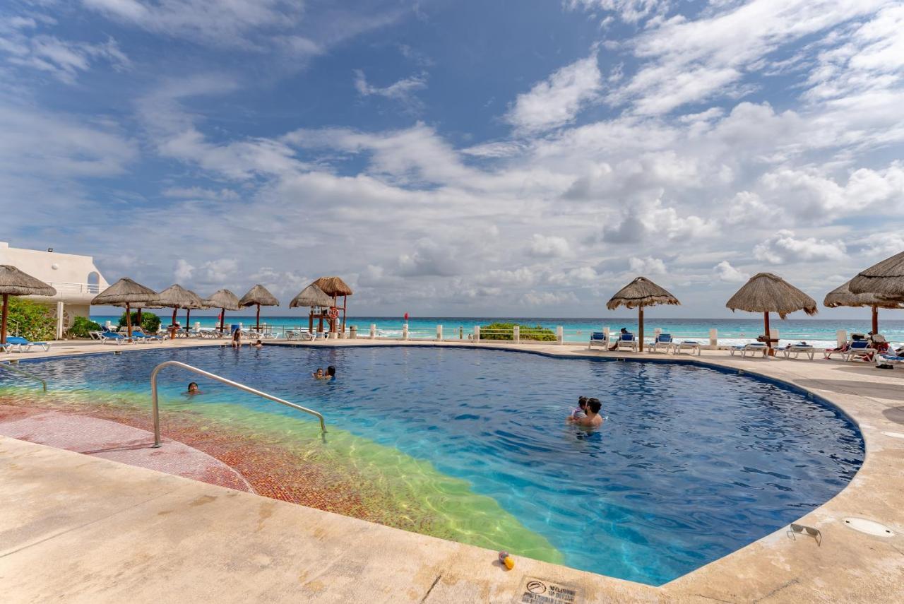 Amazing Caribbean Ocean View At Villas Marlin In Cancún Eksteriør billede
