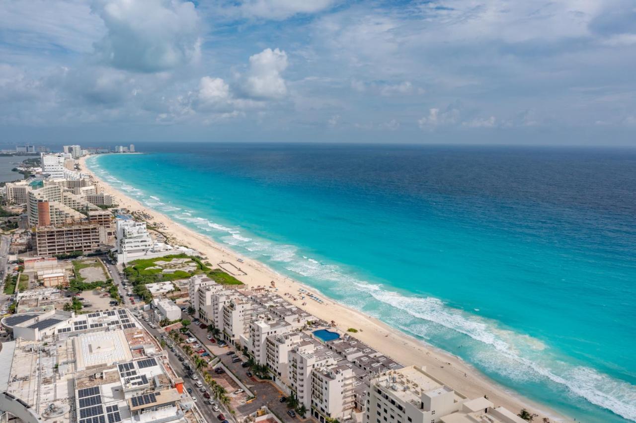 Amazing Caribbean Ocean View At Villas Marlin In Cancún Eksteriør billede