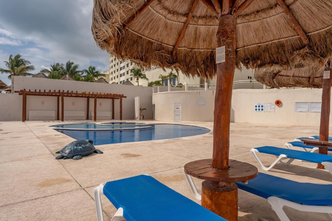 Amazing Caribbean Ocean View At Villas Marlin In Cancún Eksteriør billede