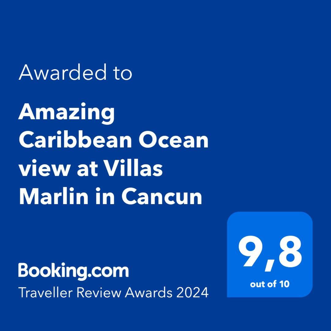 Amazing Caribbean Ocean View At Villas Marlin In Cancún Eksteriør billede