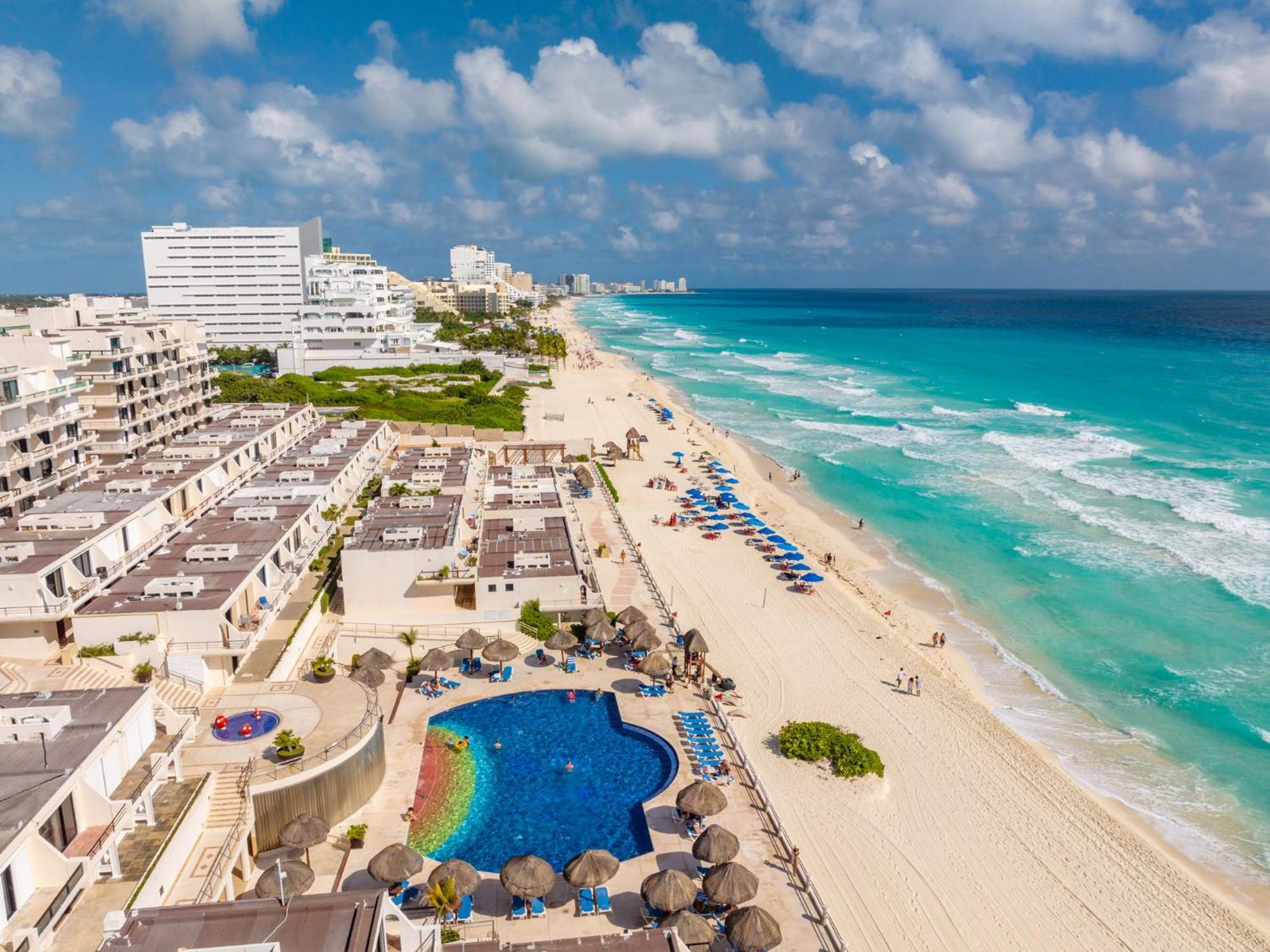 Amazing Caribbean Ocean View At Villas Marlin In Cancún Eksteriør billede