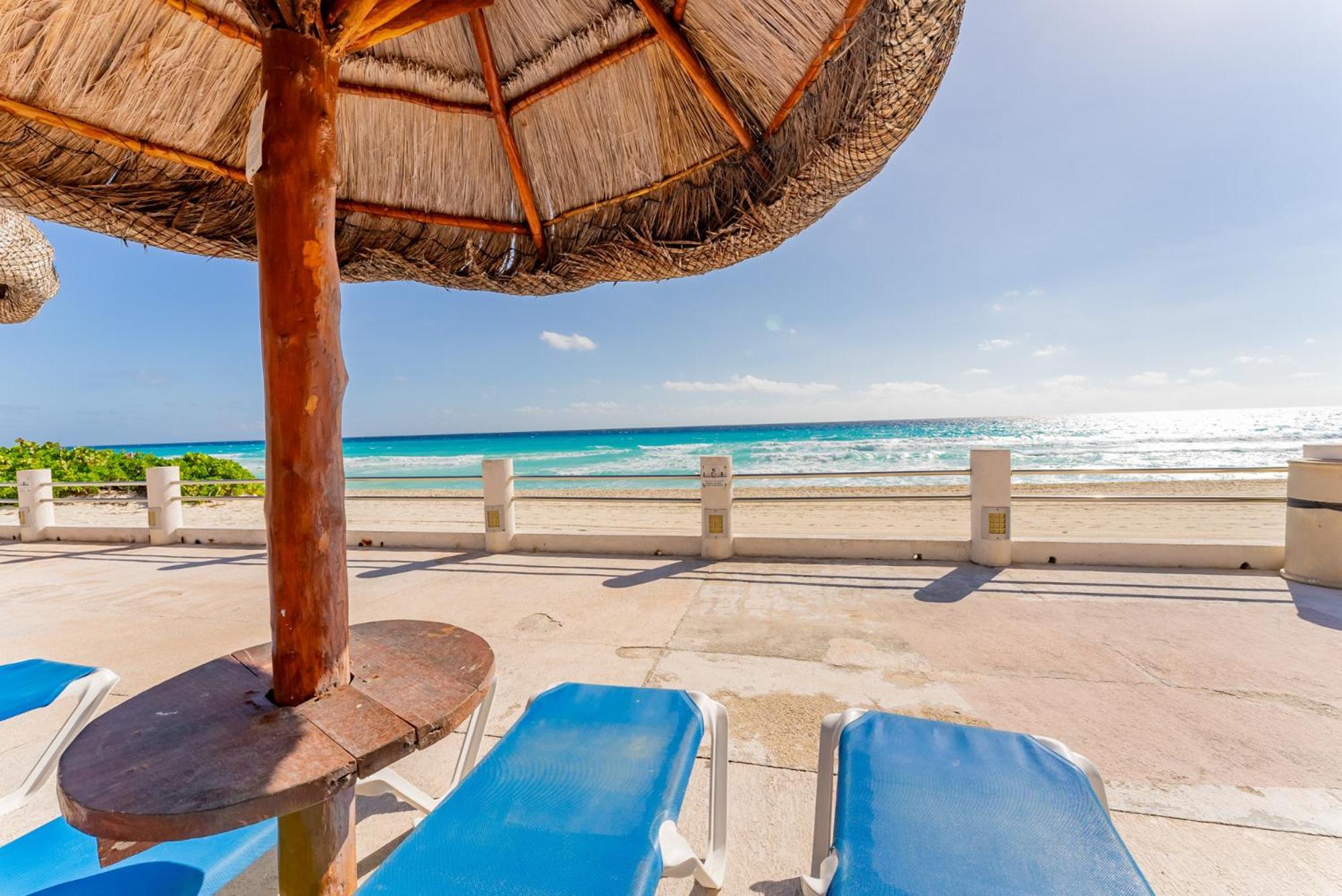 Amazing Caribbean Ocean View At Villas Marlin In Cancún Eksteriør billede