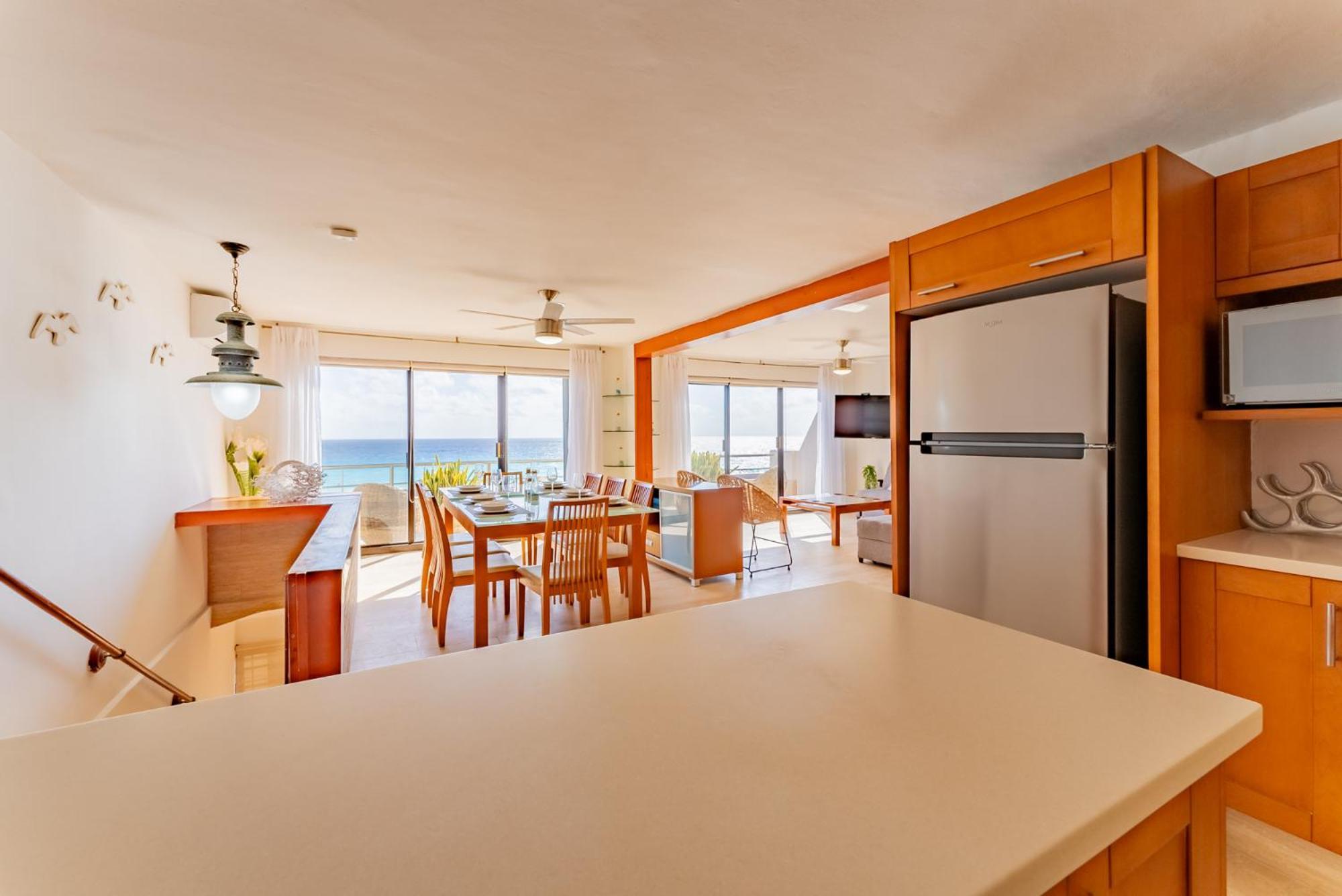 Amazing Caribbean Ocean View At Villas Marlin In Cancún Eksteriør billede