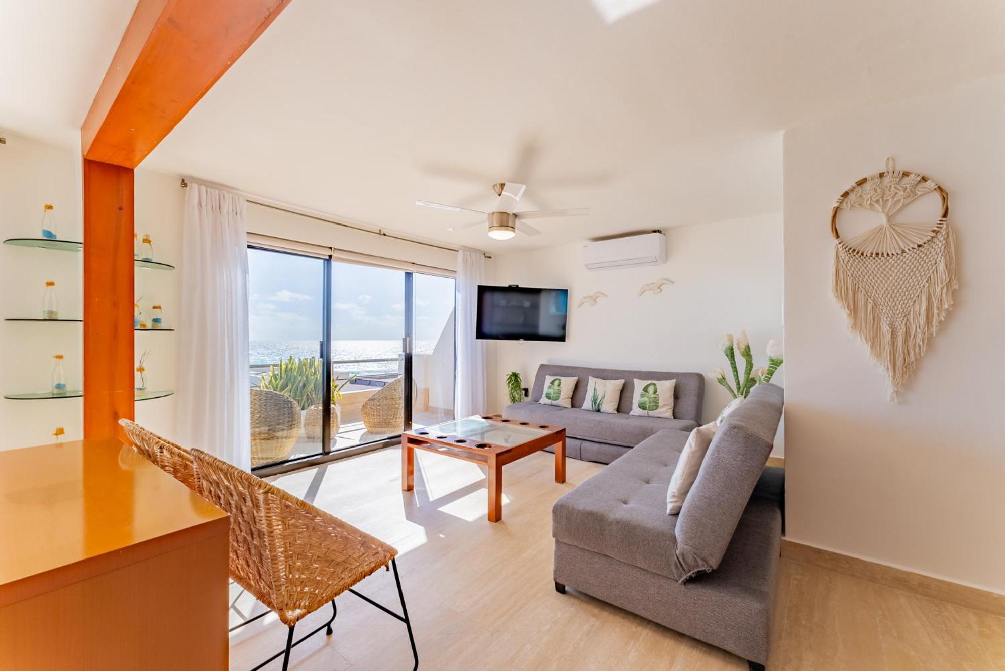 Amazing Caribbean Ocean View At Villas Marlin In Cancún Eksteriør billede