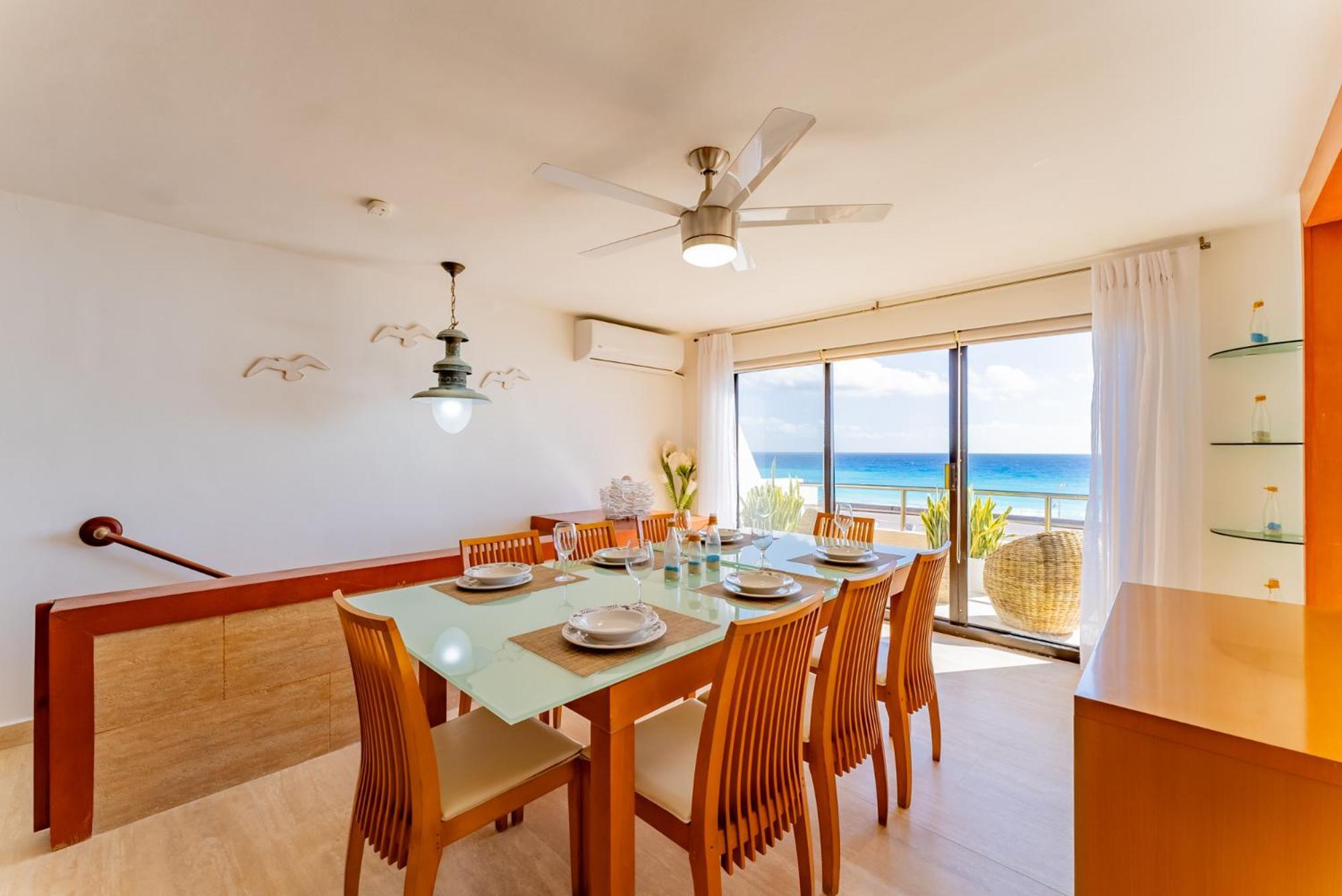 Amazing Caribbean Ocean View At Villas Marlin In Cancún Eksteriør billede